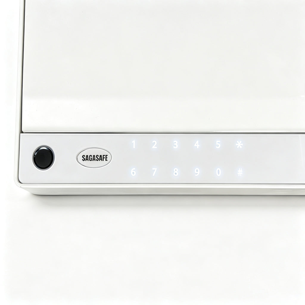 F0630 home safe with fingerprint and touch keypad locks